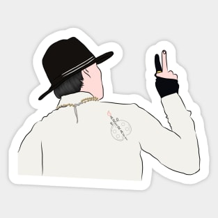 San of Ateez From Crazy Form Sticker